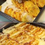 Boulettes de viande et pommes de terre gratinées au four